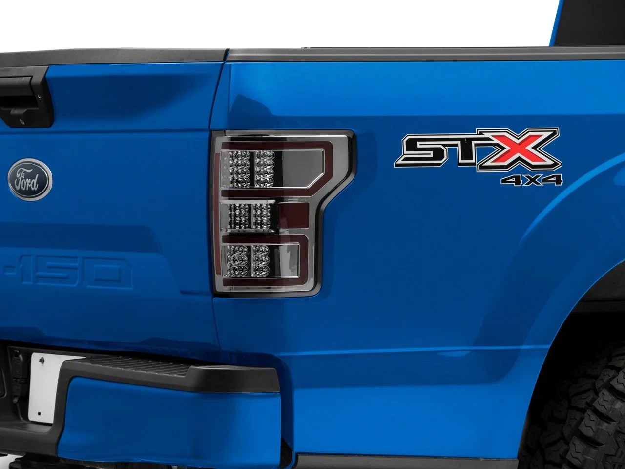 Sequential LED Tail Lights; Chrome Housing; Smoked Lens (18-20 F-150 w/ Factory Halogen Non-BLIS Tail Lights)