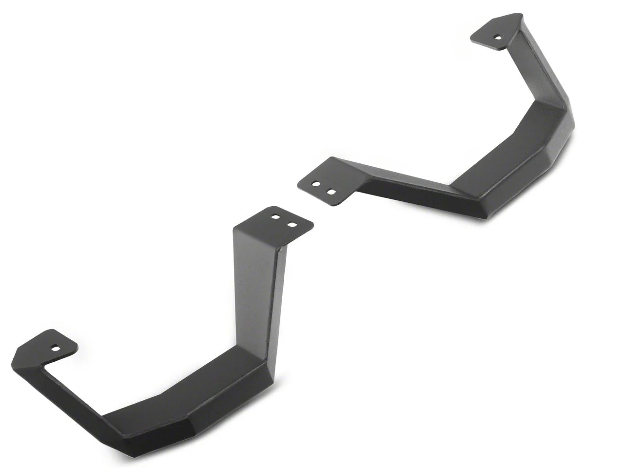 Go Rhino Drop Steps for RB Running Boards; Textured Black (04-26 F-150)