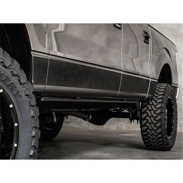 Rocker Armor Kit; Black (09-14 F-150 SuperCrew)