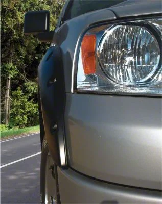 Ruff Riderz Fender Flares; Smooth Black (04-08 F-150 Styleside)
