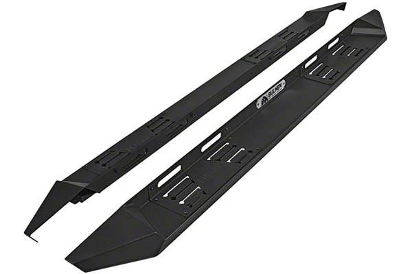 Rugged Running Boards; Satin Black (15-26 F-150 SuperCab)