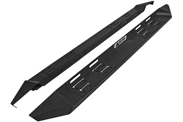Rugged Running Boards; Satin Black (15-26 F-150 SuperCrew)