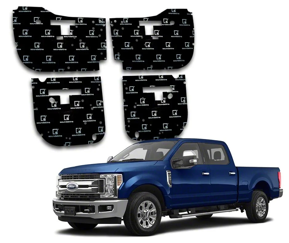 SoundSkins Pro Pre-Cut Sound Dampening Kit; Door (15-26 F-150 SuperCrew, Excluding Raptor)
