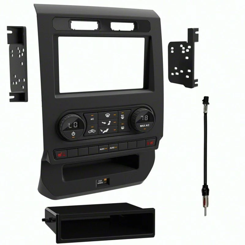 Turbo Touch Radio Installation Kit (15-17 F-150 w/ Manual Climinate Control)
