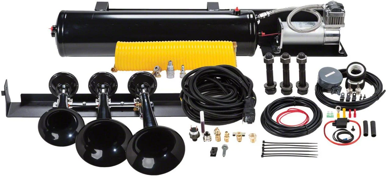 Kleinn Direct Fit Onboard Air System and Model 230 Beast Triple Train Horn (09-14 F-150)