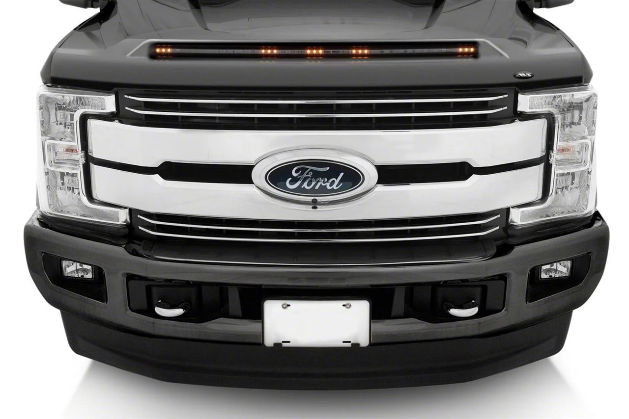 Aeroskin LightShield Color-Match Hood Protector; Magnetic Gray Metallic (17-22 F-250 Super Duty)