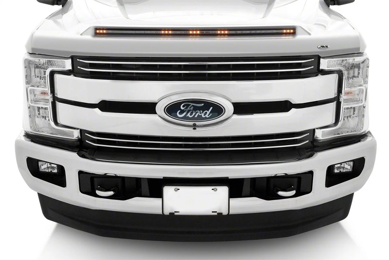 Aeroskin LightShield Color-Match Hood Protector; Oxford White (17-22 F-250 Super Duty)