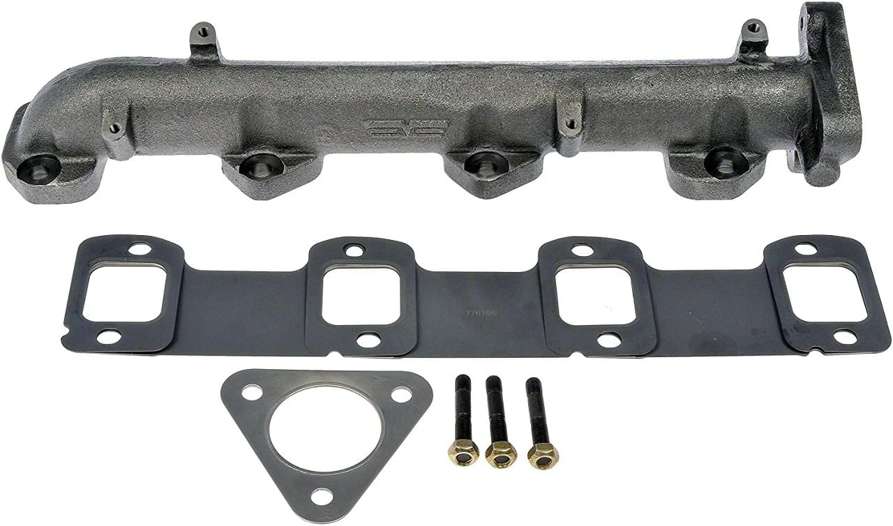 Exhaust Manifold Kit; Driver Side (11-19 6.7L PowerStroke F-250 Super Duty)