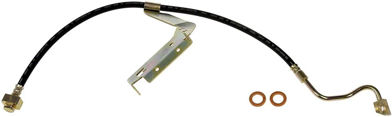 Front Brake Hydraulic Hose; Driver Side (11-12 4WD F-250 Super Duty)