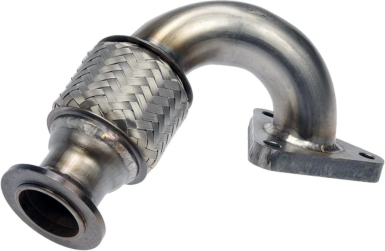 Turbocharger Up Pipe; Driver Side (11-14 6.7L PowerStroke F-250 Super Duty)