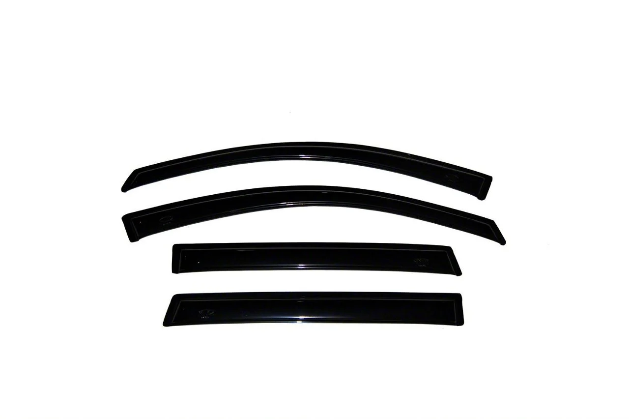Ventvisor Window Deflectors; Front and Rear; Dark Smoke (11-16 F-250 Super Duty SuperCrew)