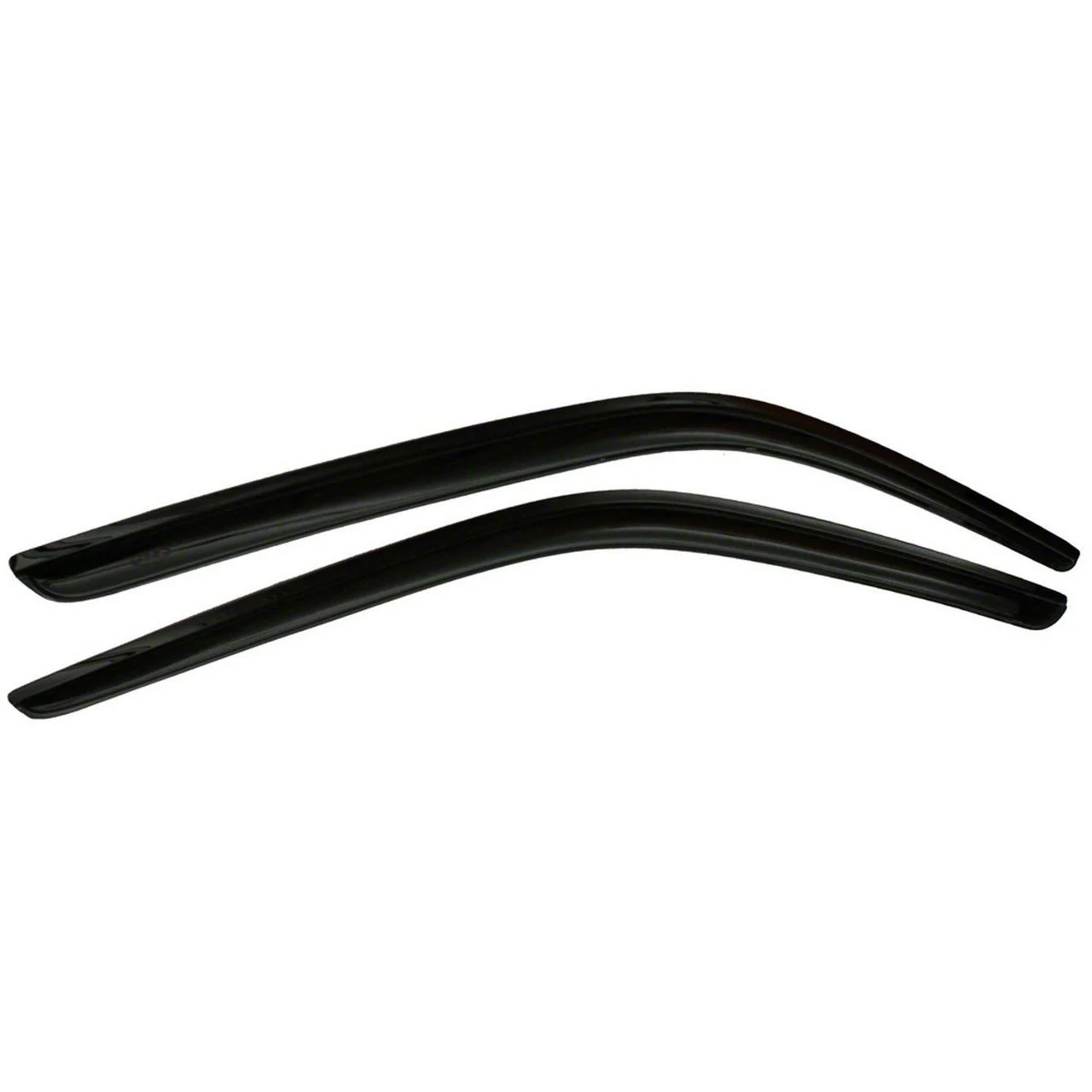 Ventvisor Window Deflectors; Front; Dark Smoke (17-22 F-250 Super Duty Regular Cab)