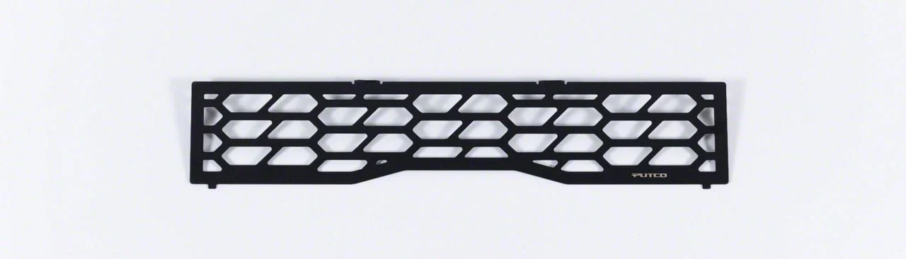 Putco Hex Shield Lower Bumper Grille Insert; Black (20-22 F-350 Super Duty)