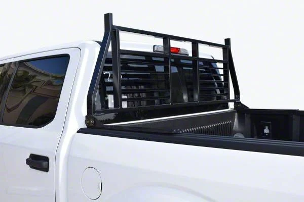 Medium Duty Headache Rack; Black (11-16 F-350 Super Duty)