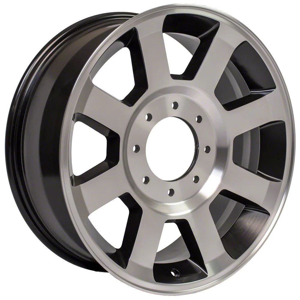 OE 8-Spoke Style Satin Black Machined 8-Lug Wheel; 20x8; 40mm Offset (17-22 F-350 Super Duty SRW)