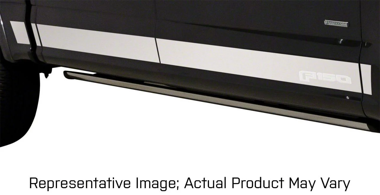 Putco Stainless Steel Rocker Panels with Super Duty Logo (17-22 F-350 Super Duty)