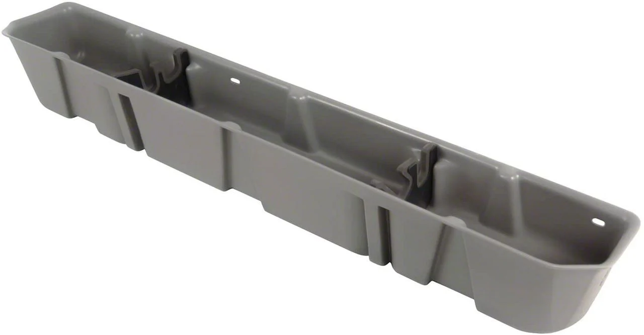Underseat Storage; Light Gray (17-26 F-350 Super Duty SuperCab)