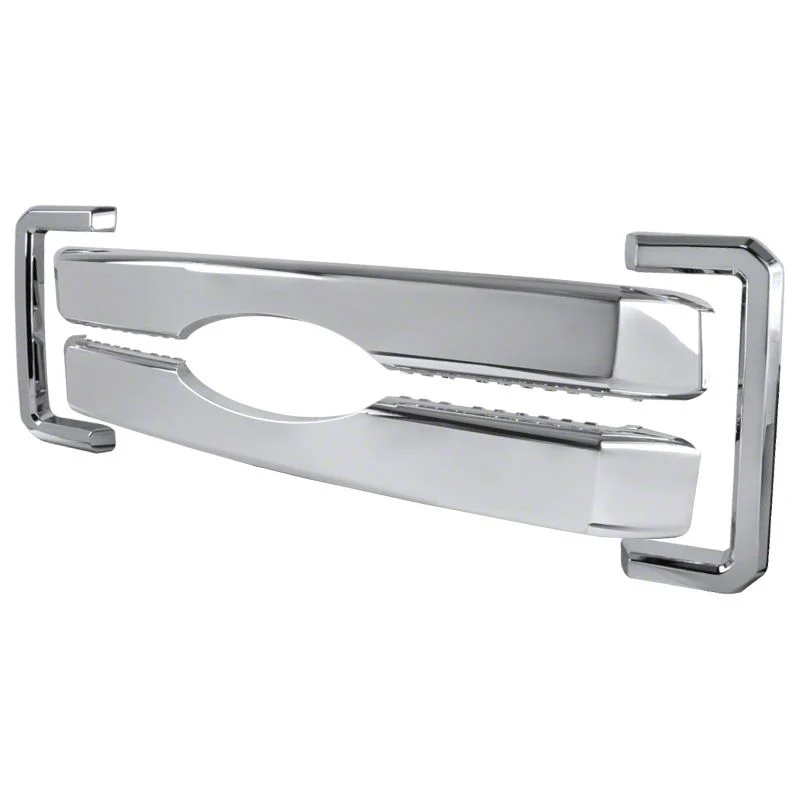 Upper Grille Overlay; Chrome (11-16 F-350 Super Duty)