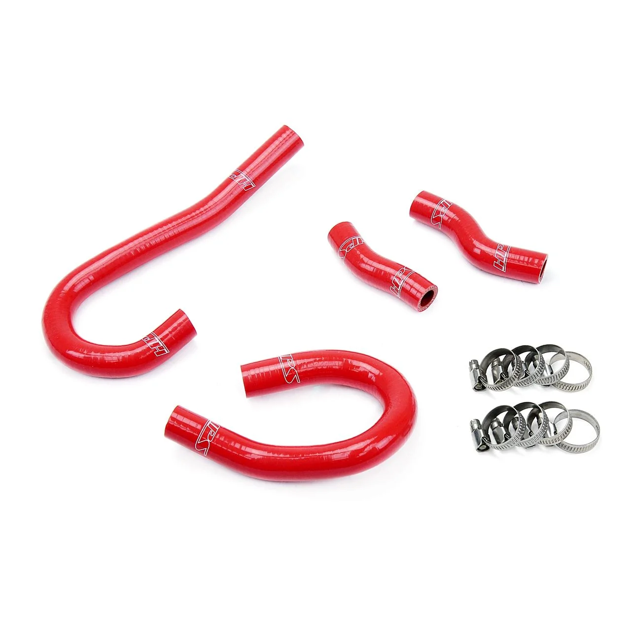 HPS Red Reinforced Silicone Heater Hose Kit Coolant for Jeep 12-15 Grand Cherokee WK2 SRT8 6.4L