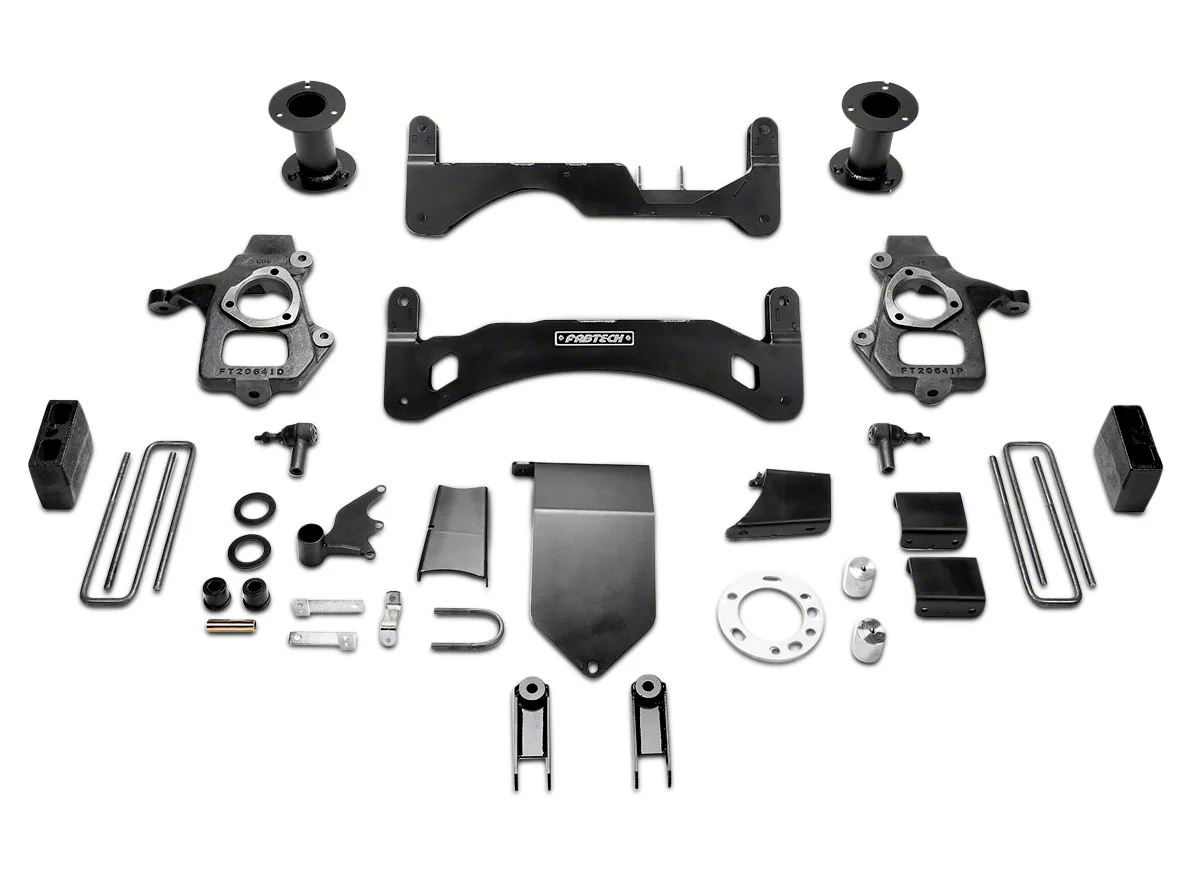 Fabtech 6-Inch MagneRide GEN II Basic Suspension Lift Kit (14-18 4WD Sierra 1500 Denali)