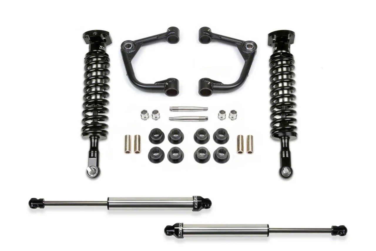 Fabtech 2-Inch Uniball Upper Control Arm System with Dirt Logic Coil-Overs and Shocks (21-26 4WD F-150, Excluding Raptor)