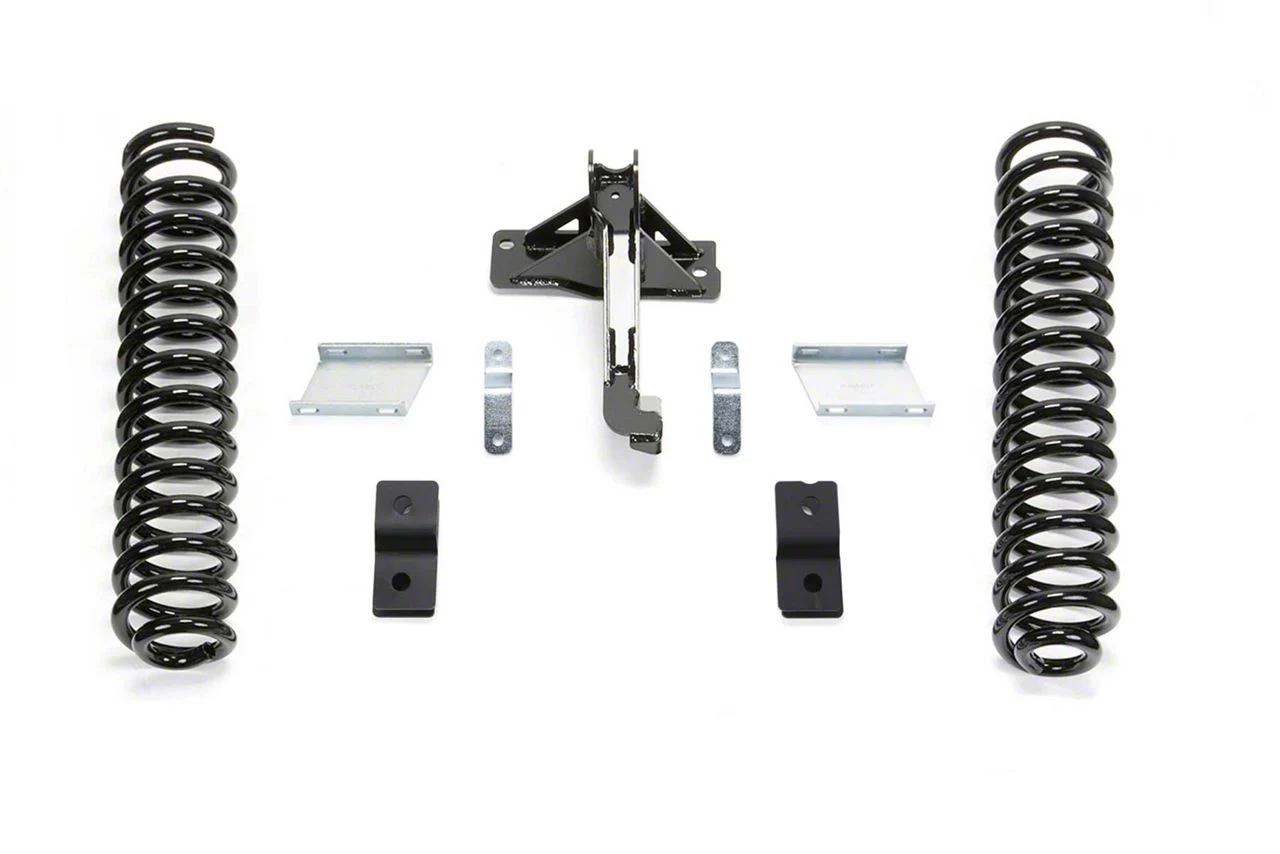 Fabtech 2.50-Inch Basic Suspension Lift Kit with Front Shock Extension Brackets (17-22 4WD 6.7L Powerstroke F-350 Super Duty)