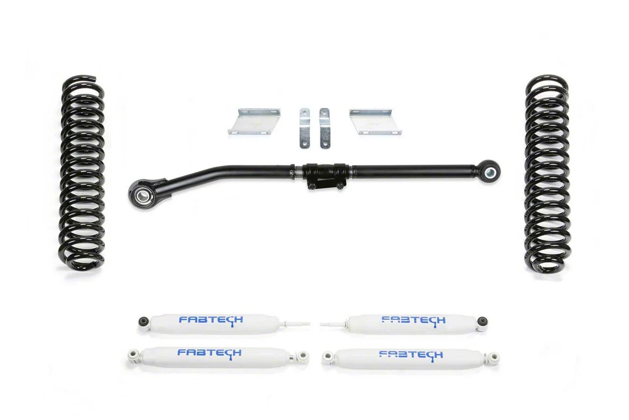 Fabtech 2.50-Inch Basic Suspension Lift Kit with Performance Shocks (17-22 4WD 6.7L Powerstroke F-350 Super Duty)