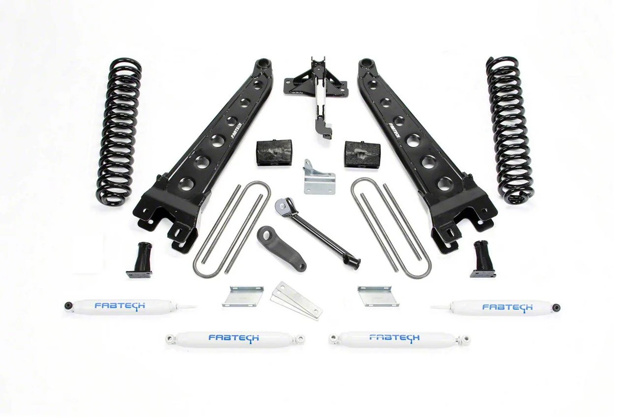 Fabtech 4-Inch Radius Arm Lift Kit with Performance Shocks (11-16 4WD F-350 Super Duty)