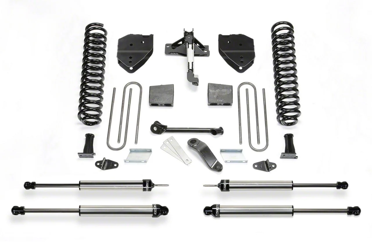 Fabtech 6-Inch Basic Suspension Lift Kit with Dirt Logic Shocks (17-22 4WD 6.7L Powerstroke F-350 Super Duty)