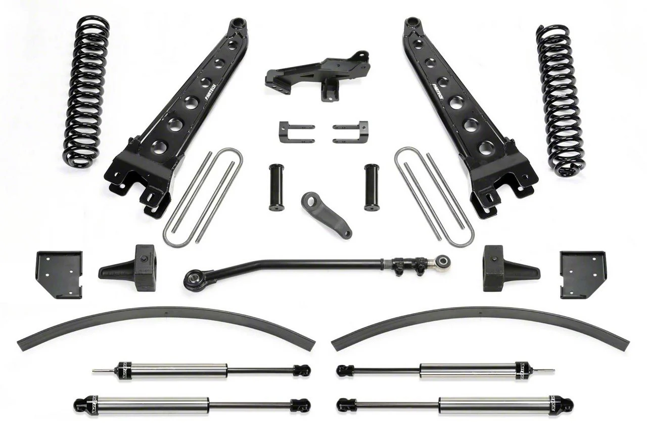 Fabtech 8-Inch Radius Arm Suspension Lift Kit with Dirt Logic 2.25 Shocks (17-22 4WD 6.7L Powerstroke F-350 Super Duty)