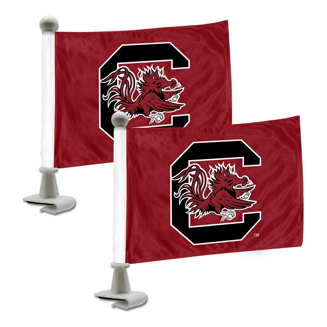 Ambassador Flags with University of South Carolina Logo; Red (Universal; Some Adaptation May Be Required)