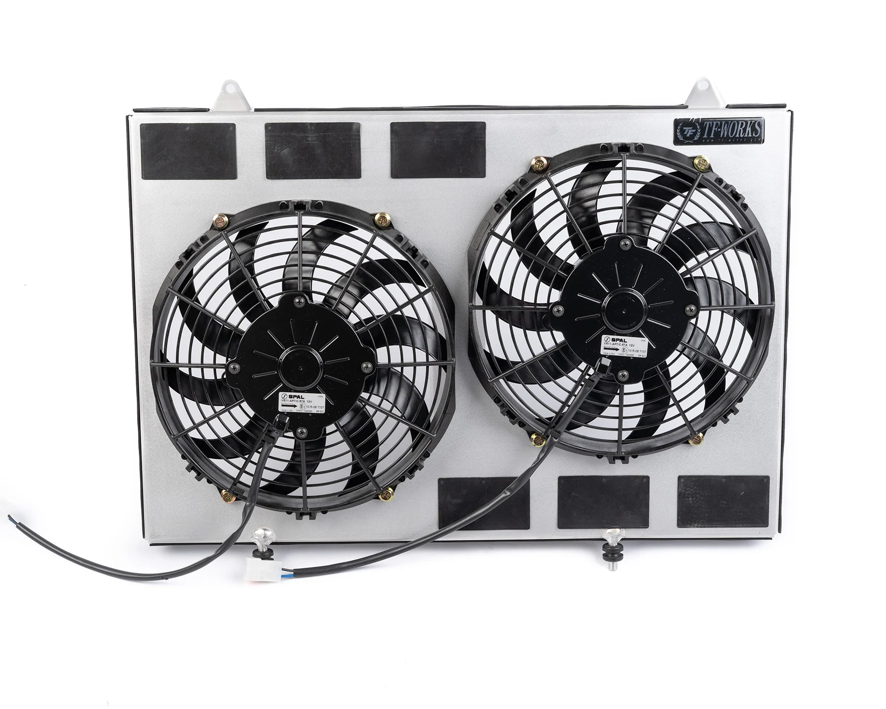 Kswap Aluminum Radiator Fan Shroud + SPAL Fans Only