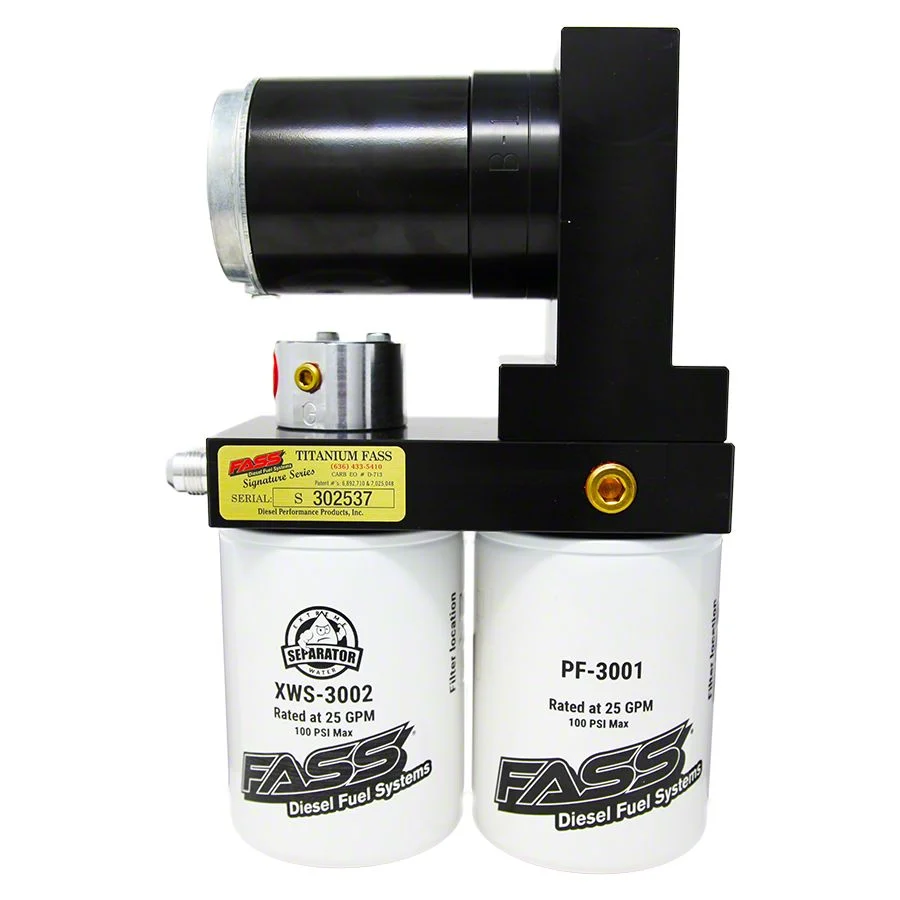 FASS Titanium Signature Series Diesel Fuel Lift Pump; 100GPH (15-16 6.6L Duramax Silverado 2500 HD)