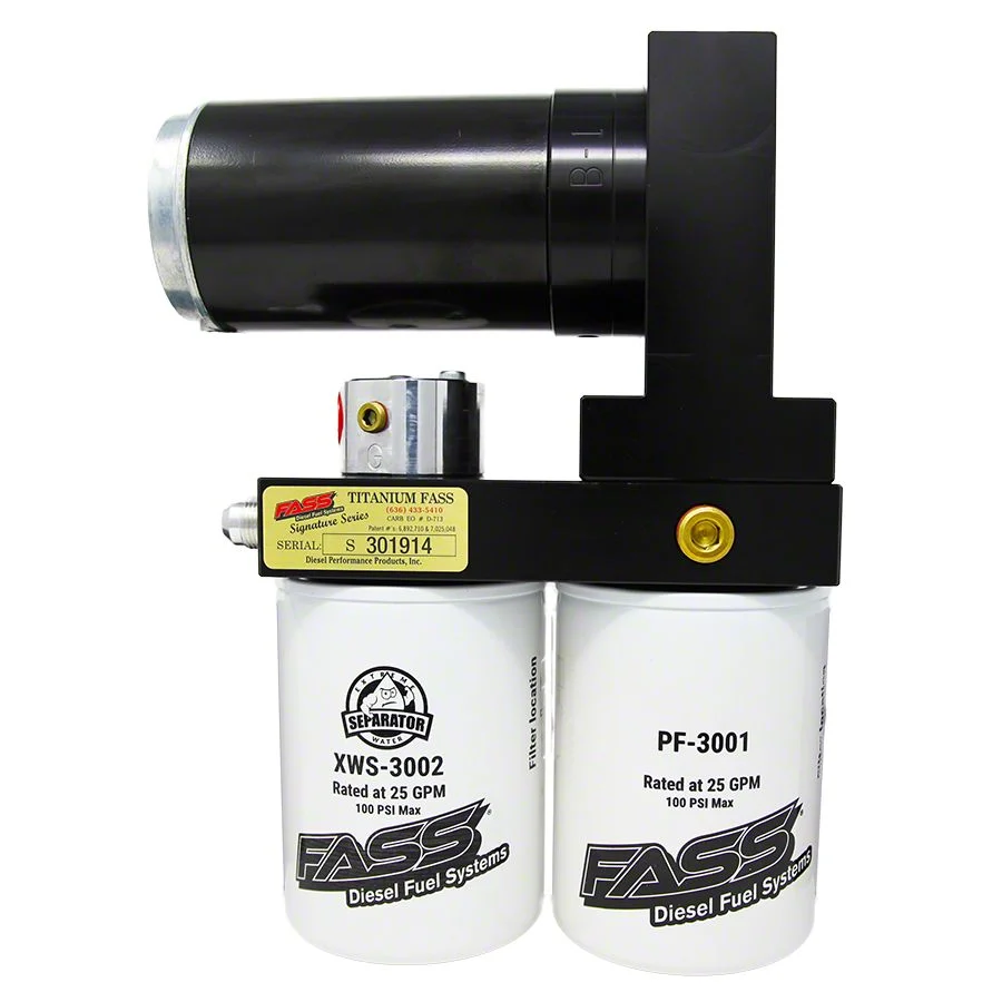 FASS Titanium Signature Series Diesel Fuel Lift Pump; 140GPH (17-19 6.6L Duramax Silverado 2500 HD)