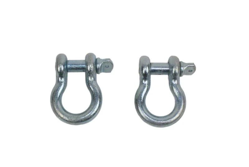 Fishbone Offroad 3/4-Inch D-Ring Shackles; Zinc