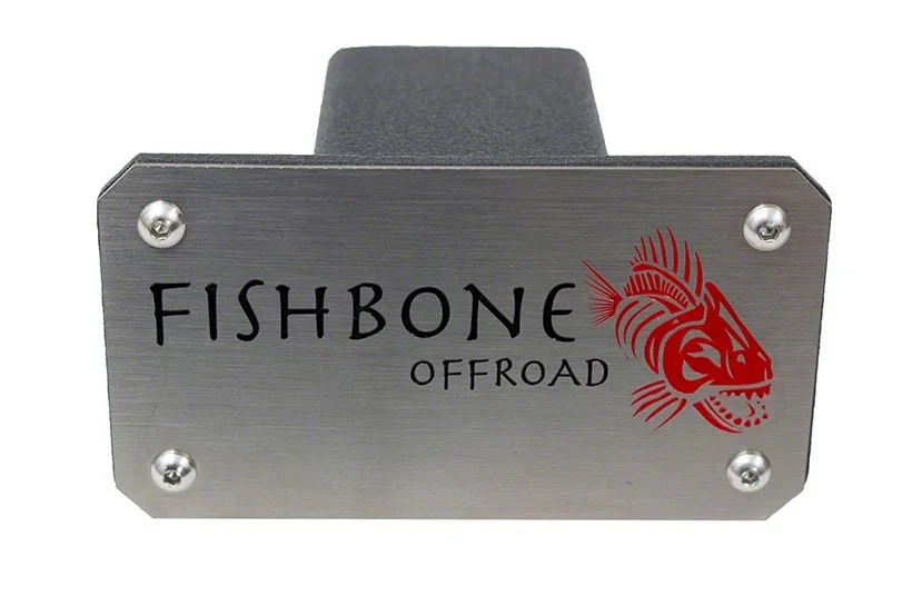 Fishbone Offroad 2-Inch Receiver Hitch Cover (Universal; Some Adaptation May Be Required)