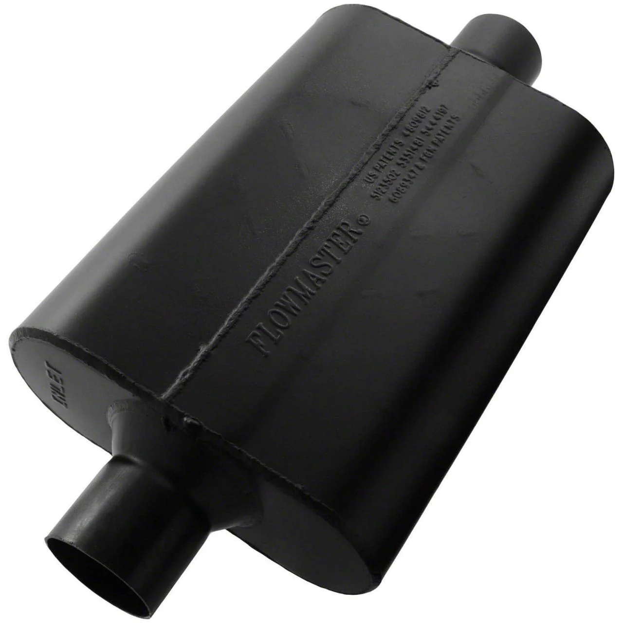Flowmaster Super 44 Series Center/Center Muffler; 2.50-Inch Inlet/2.50-Inch Outlet (Universal; Some Adaptation May Be Required)
