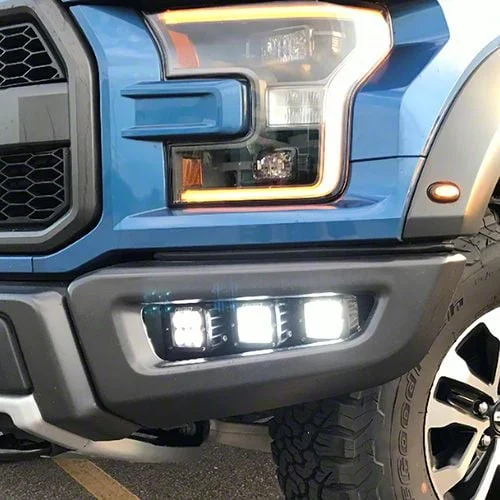 Ford Performance by Rigid Off-Road Fog Light Kit (17-20 F-150 Raptor)