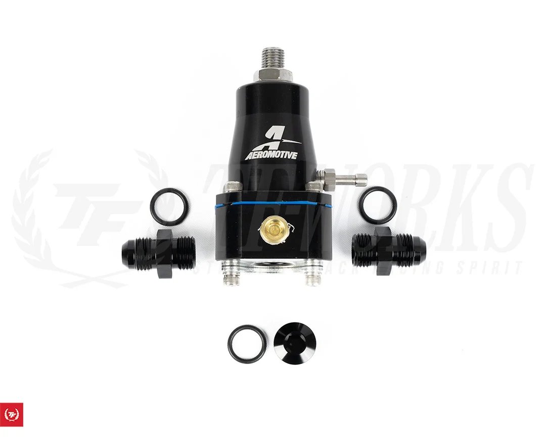 Aeromotive Adjustable Fuel Pressure Regulator Package - (2) -6AN Fittings + (1) -6AN Plug