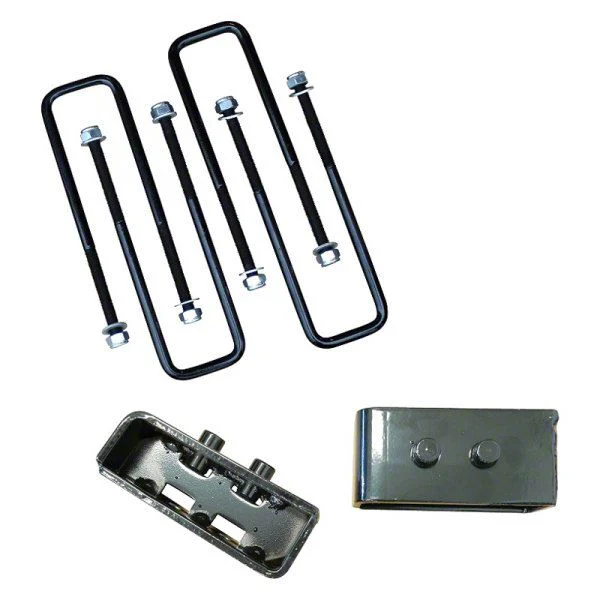Freedom Offroad 2-Inch Rear Lift Blocks with Extended U-Bolts (04-20 F-150, Excluding Raptor)