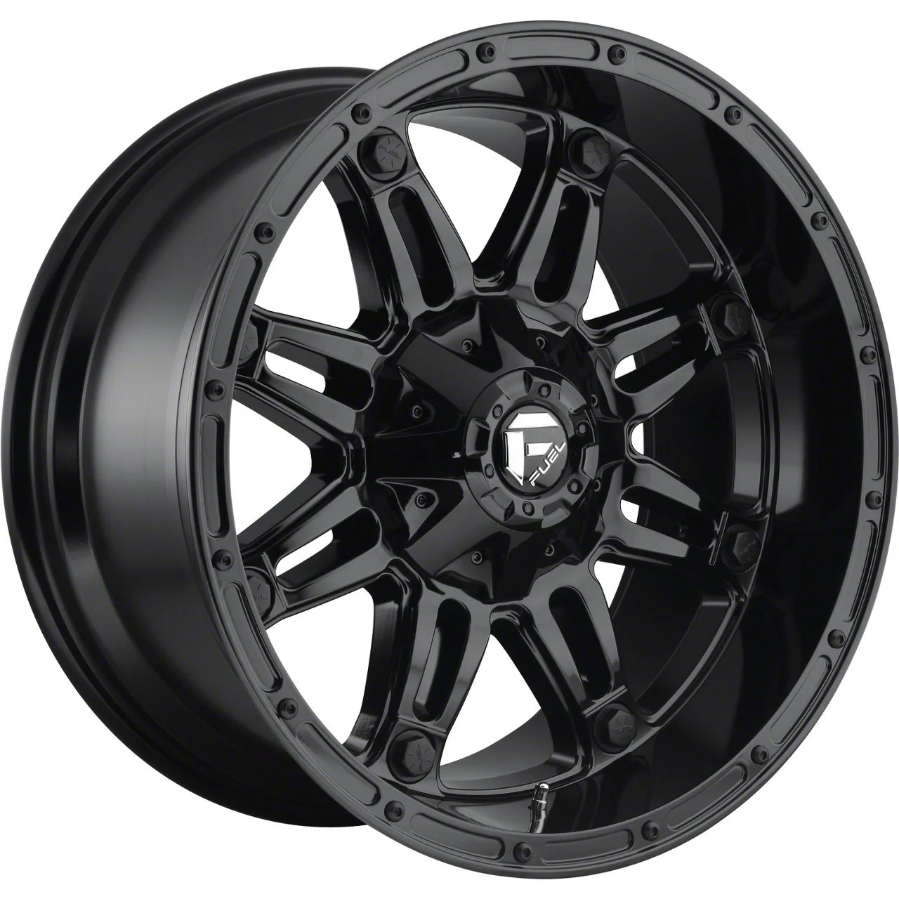 Fuel Wheels Hostage Gloss Black 8-Lug Wheel; 20x9; 1mm Offset (10-18 RAM 2500)