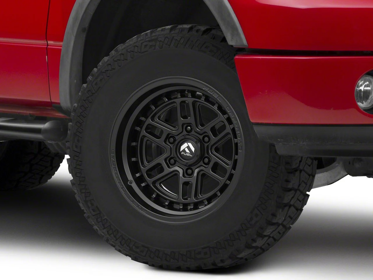Fuel Wheels Nitro Matte Black 6-Lug Wheel; 17x9; -12mm Offset (04-08 F-150)