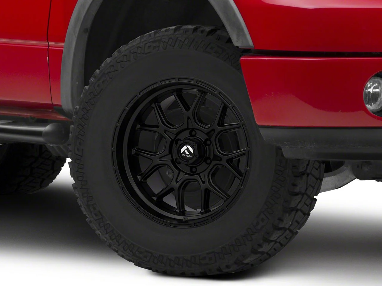 Fuel Wheels Tech Matte Black 6-Lug Wheel; 17x9; 1mm Offset (04-08 F-150)