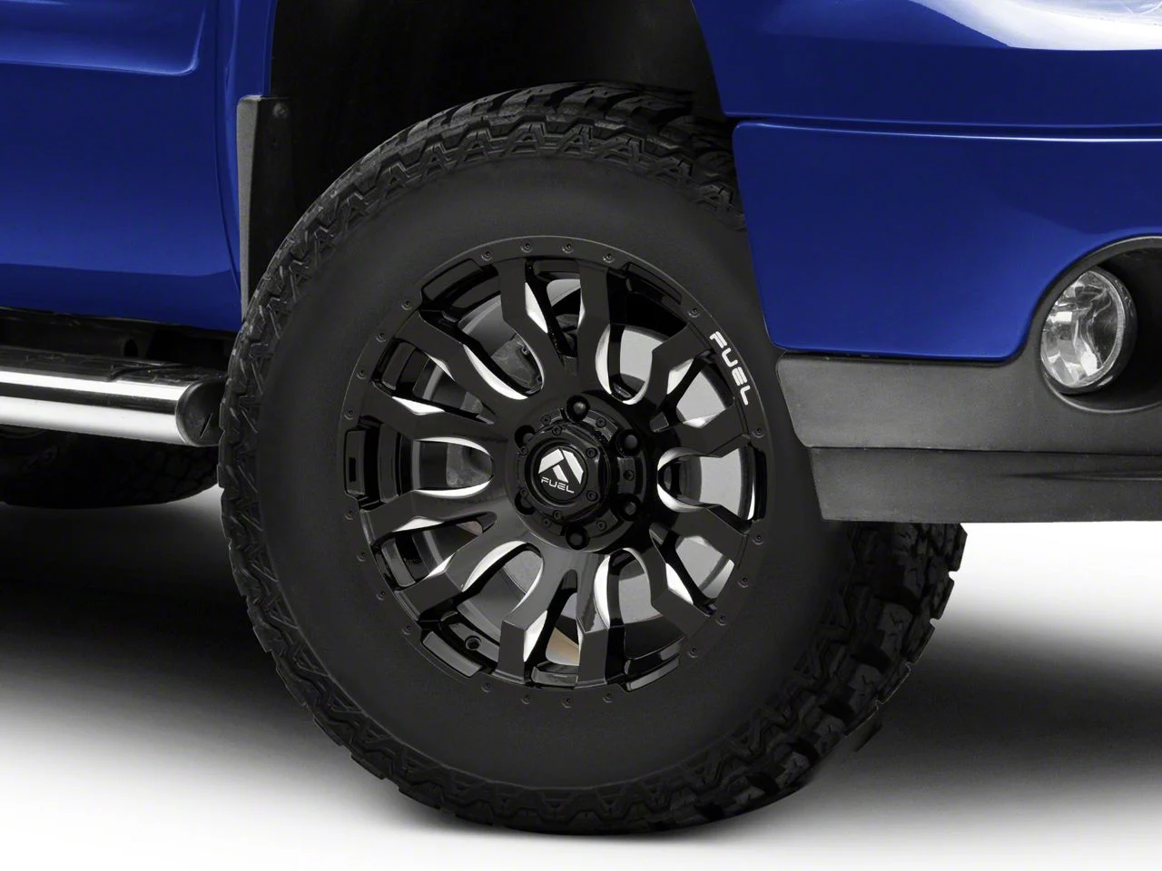 Fuel Wheels Blitz Gloss Black Milled 6-Lug Wheel; 17x9; 1mm Offset (07-13 Sierra 1500)