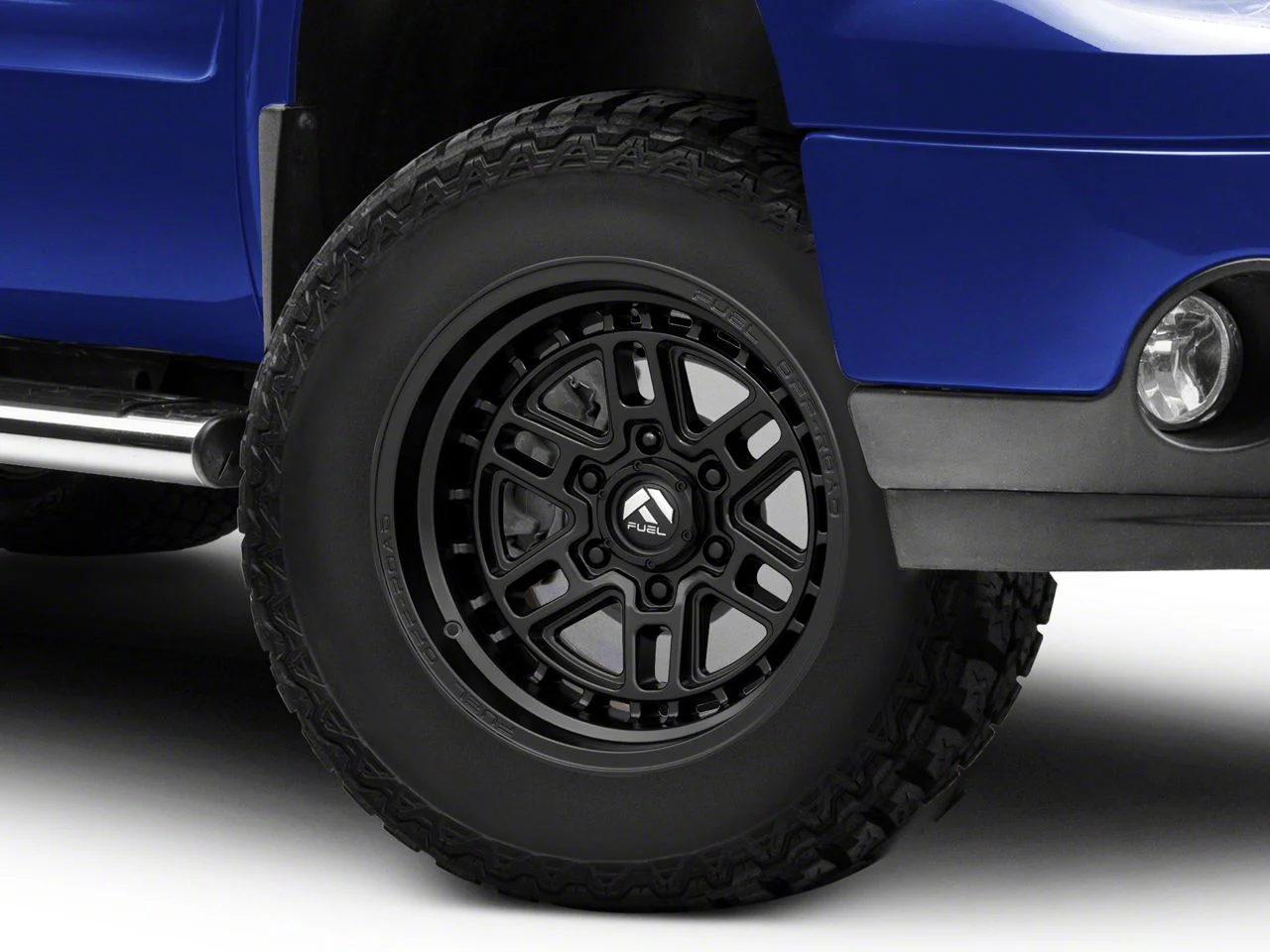 Fuel Wheels Nitro Matte Black 6-Lug Wheel; 17x9; 1mm Offset (07-13 Sierra 1500)