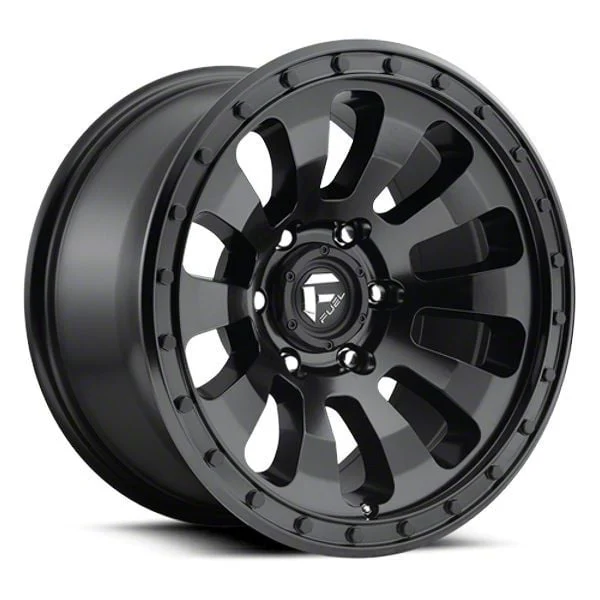 Fuel Wheels Tactic Matte Black 6-Lug Wheel; 17x9; -12mm Offset (07-13 Sierra 1500)
