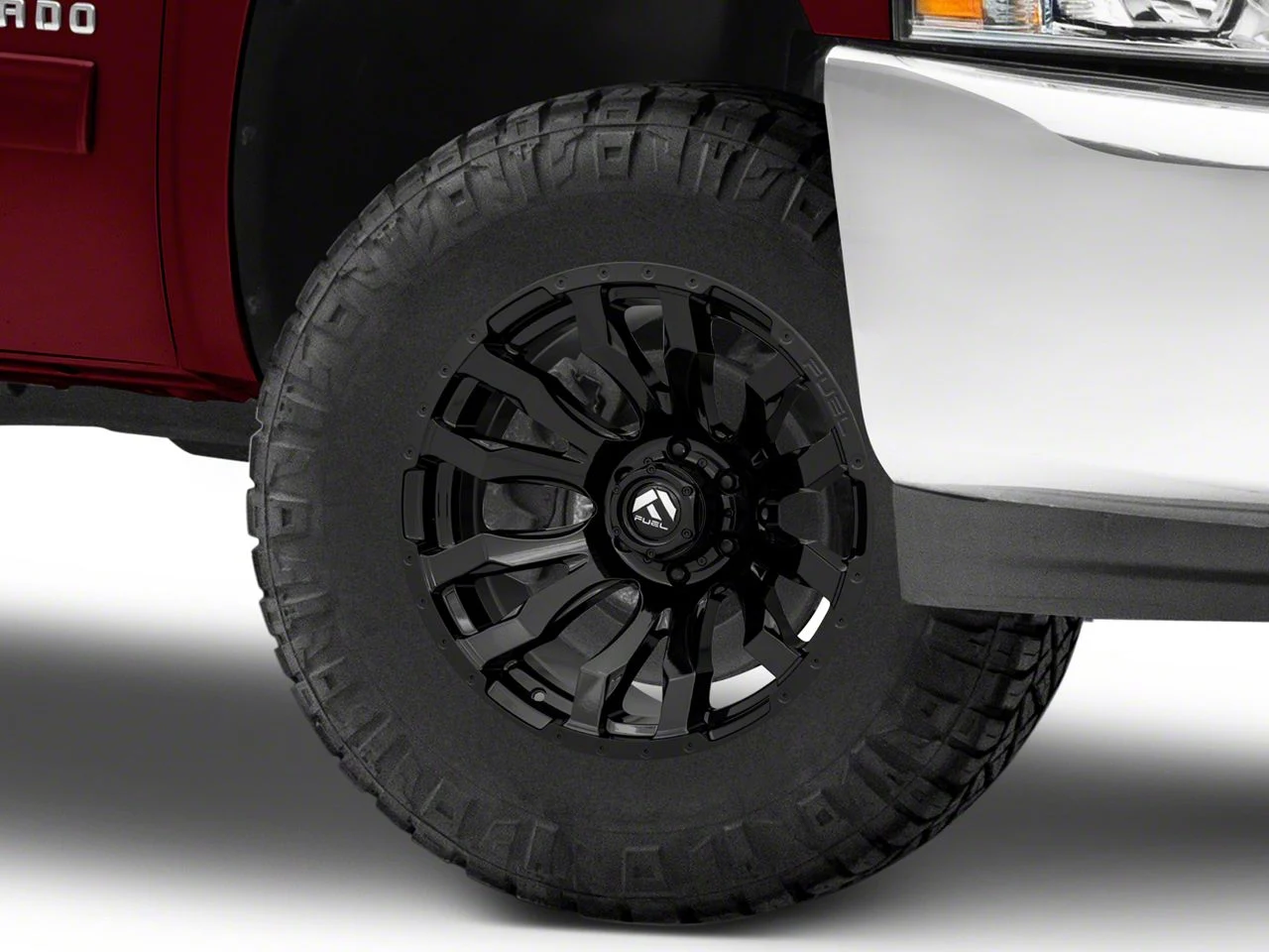 Fuel Wheels Blitz Gloss Black 6-Lug Wheel; 17x9; 1mm Offset (07-13 Silverado 1500)