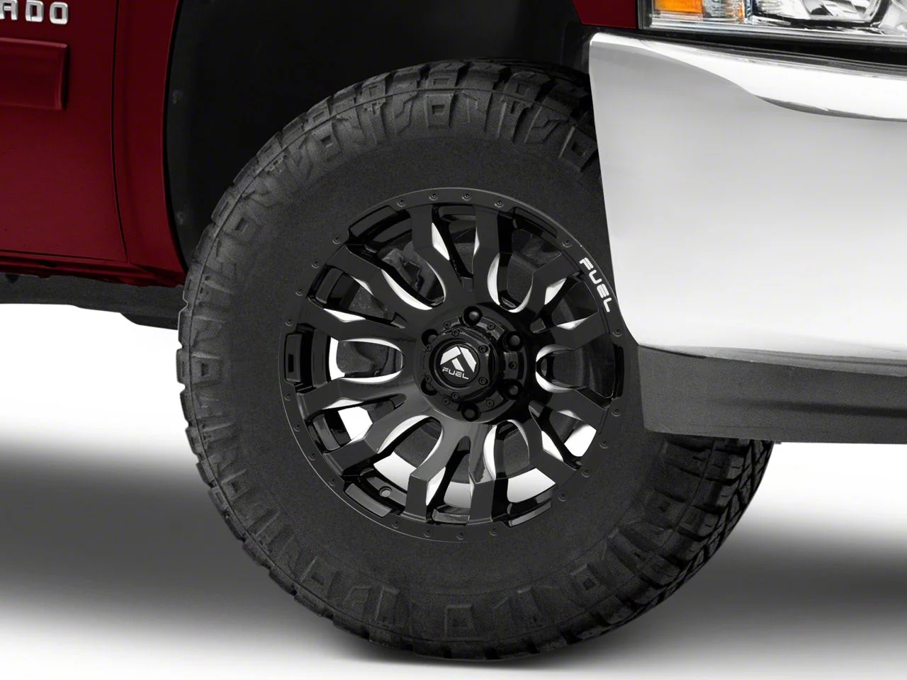 Fuel Wheels Blitz Gloss Black Milled 6-Lug Wheel; 17x9; 1mm Offset (07-13 Silverado 1500)