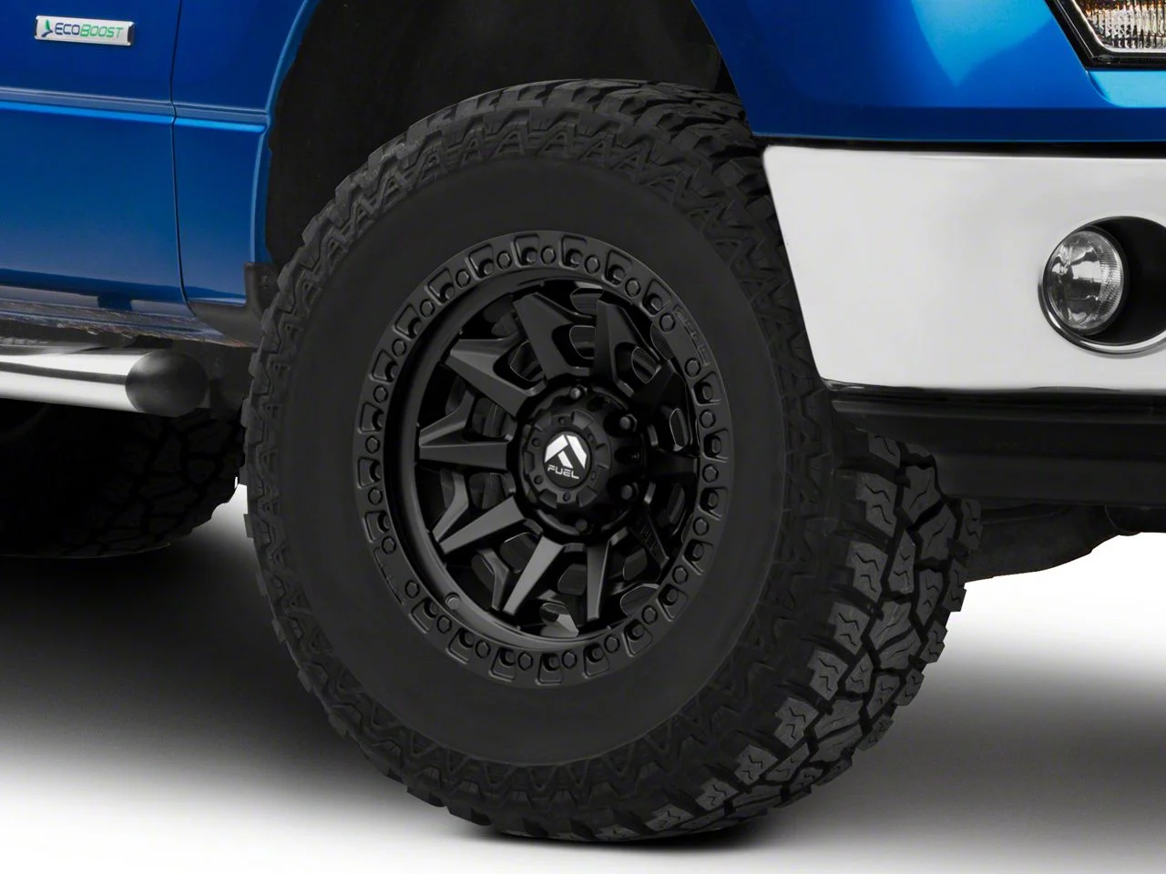 Fuel Wheels Covert Matte Black 6-Lug Wheel; 17x9; -12mm Offset (09-14 F-150)