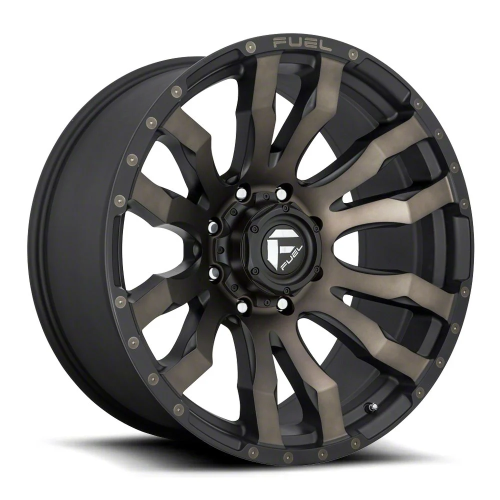 Fuel Wheels Blitz Matte Black with Dark Tint 8-Lug Wheel; 17x9; 1mm Offset (11-16 F-250 Super Duty)
